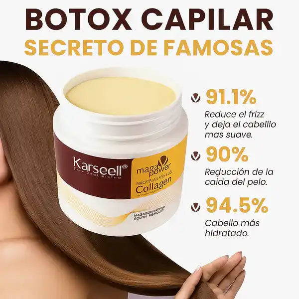 Mascarilla capilar Karseell® Original (nutre y fortalece tu cabello) +Ebook digital gratis de obsequio