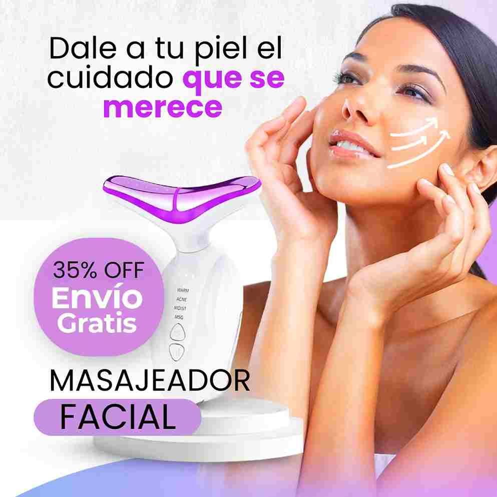 Lumiface® Masajeador Facial ( Reafirma, Hidrata y Rejuvenece )