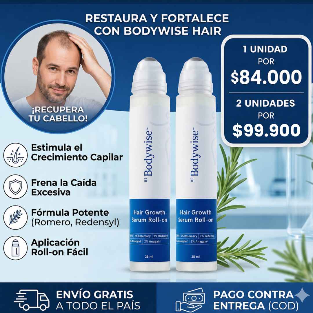 BODYWISE CAPILAR I Menos entradas, más volumen y mejor apariencia + Obsequio sorpresa 🎁