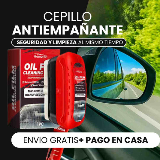 Cepillo antiempañante (Limpieza profunda y seguridad al instante)